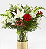 Golden holiday bouquet