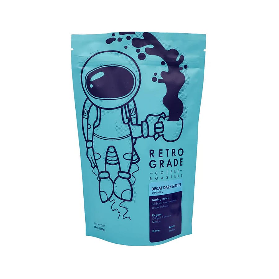 Organic Decaf Dark Matter Colombia - RFA Certified - 12oz Bag