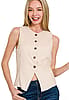 Driftline Button Vest Top