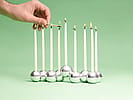 Bubble Menorah (Aluminum)