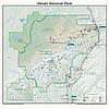 Printed Image Denali National Park Topographical Bandanna