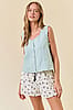 Seabreeze Jacquard Top