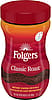 Folgers Classic Roast Instant Coffee Crystals Jar
