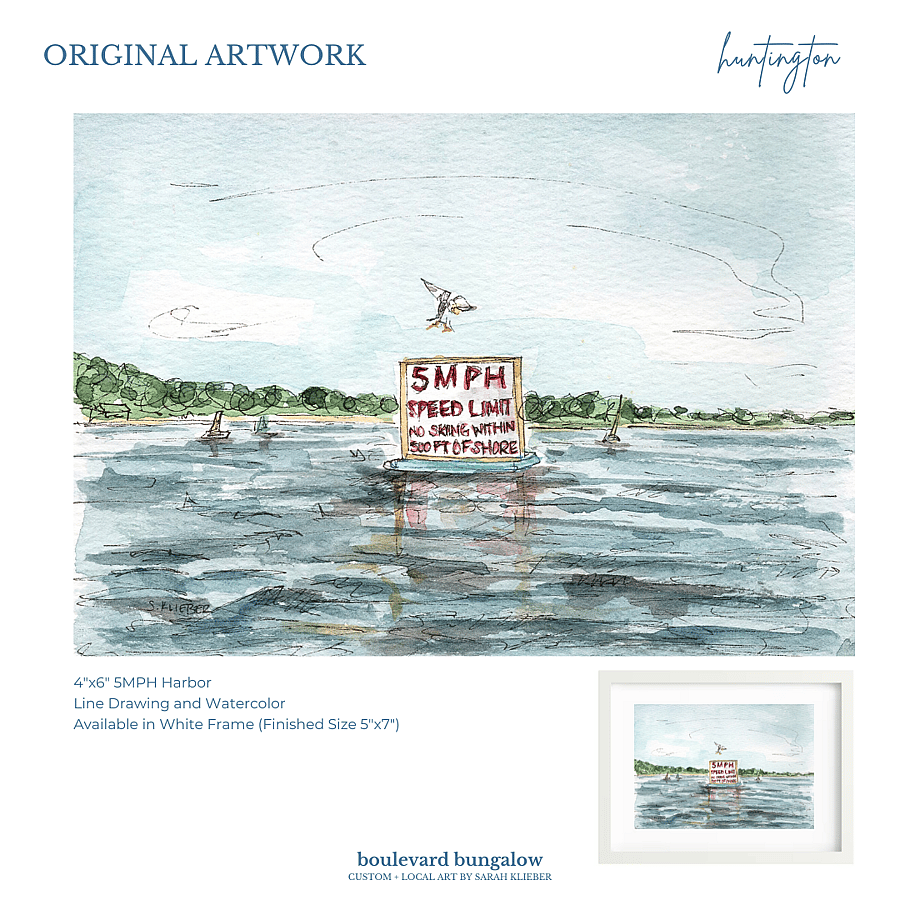 Huntington - Set of 2 - Harbor 5 MPH/Huntington Light