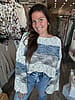 Speckled Blues Sweater - Large