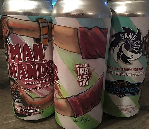 Sand City Brewing Company Man Hands