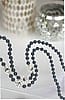 Black Onyx Yin Yang Beaded Necklace - 32 Inches