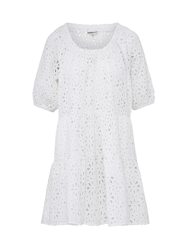 Kelly Dress Fresh White Seaside Eyelet