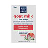 Kiss My Face Goat Milk Peach And Apple Blossom Bar Soap, 5oz