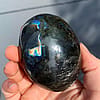 Handheld Polished Dark Labradorite