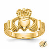 Yellow Gold Claddagh Ring