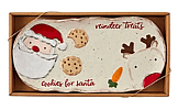 Mud Pie Santa & Reindeer Treats Platter