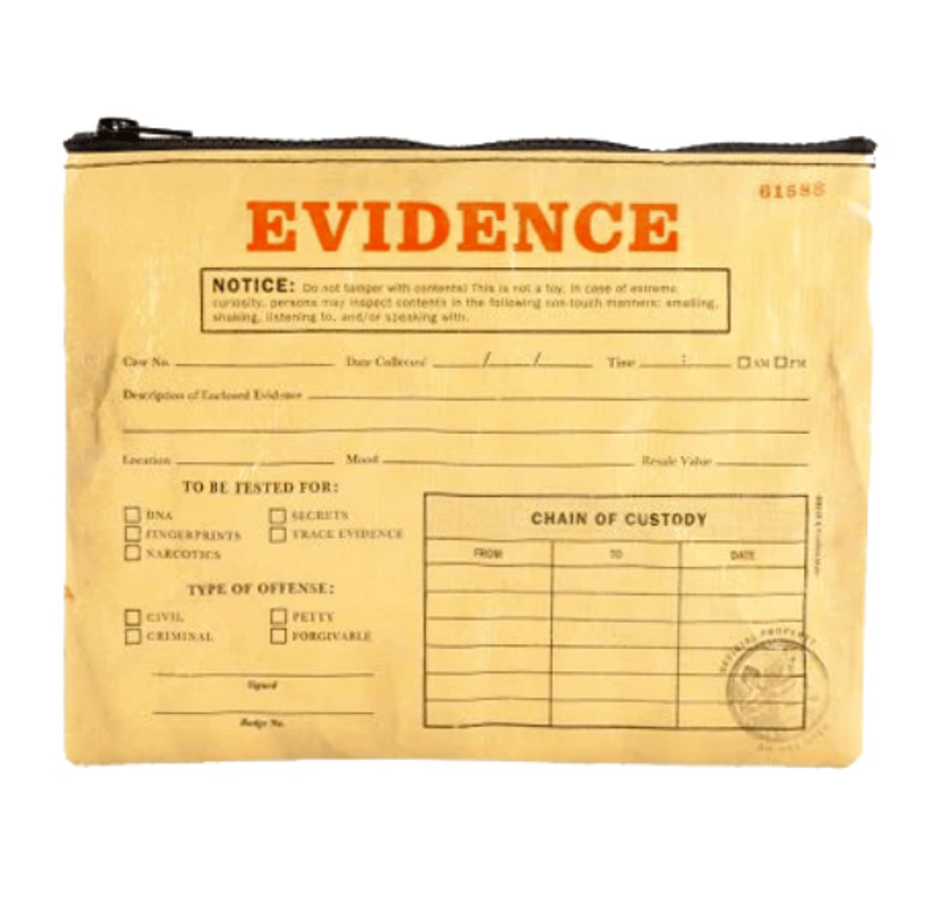 Evidence Pouch | Tiddle E. Winks Vintage 5 & Dime | Trellus Marketplace