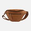 Amsterdam Heritage Suede Leather Belt Bag: Cognac Suede