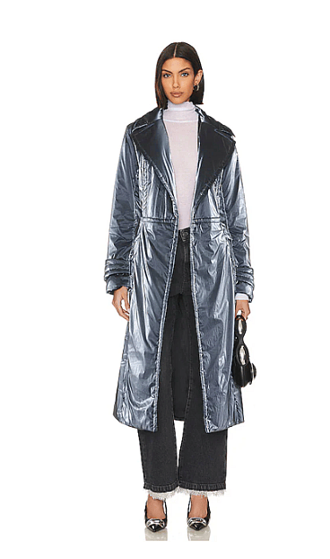 Nylon Trench Coat- Small