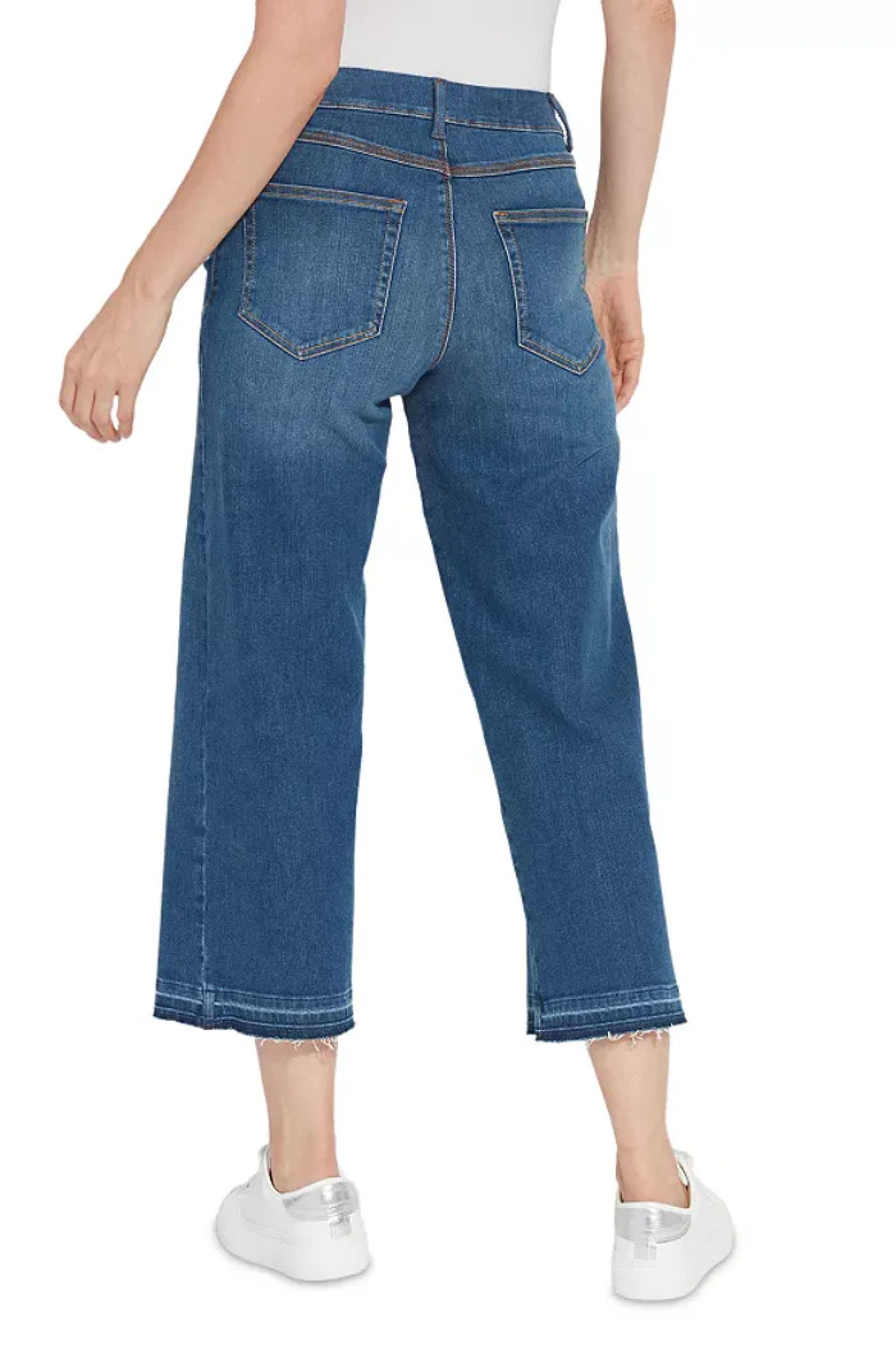 Lysse Denim Wide Leg Crop Pant