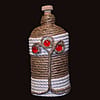 “Tree of Life” Jute Rope Wrapped Glass Bottle