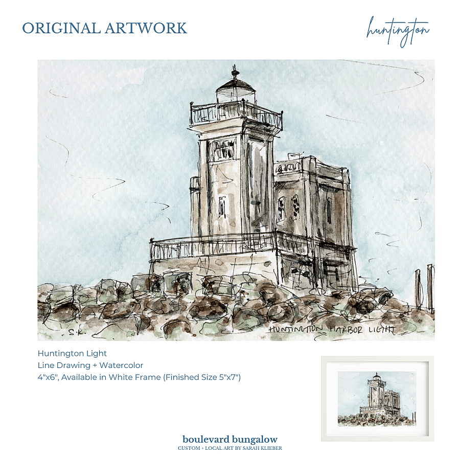 Huntington - Lighthouse 4x6