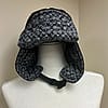 Coach Black and Gray Trapper Hat with Ear Flaps