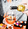 Let’s Get Smashed Halloween Wine Glass