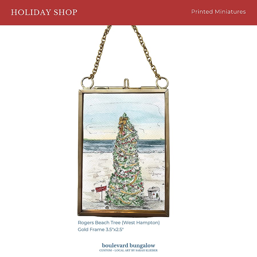 Rogers Beach Tree – Westhampton – Printed Miniature