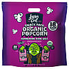 LesserEvil Organic Popcorn, Halloween Himalayan Pink Salt Snack Pack 18 Bags (0.46 Oz Each)