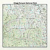 Printed Image Kings Canyon National Park Topographical Bandanna