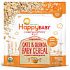 Happy Baby Organics Baby Cereal, Organic Oats & Quinoa