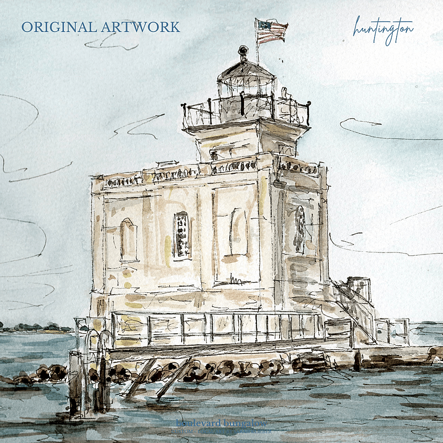 Huntington - Lighthouse 8x10 