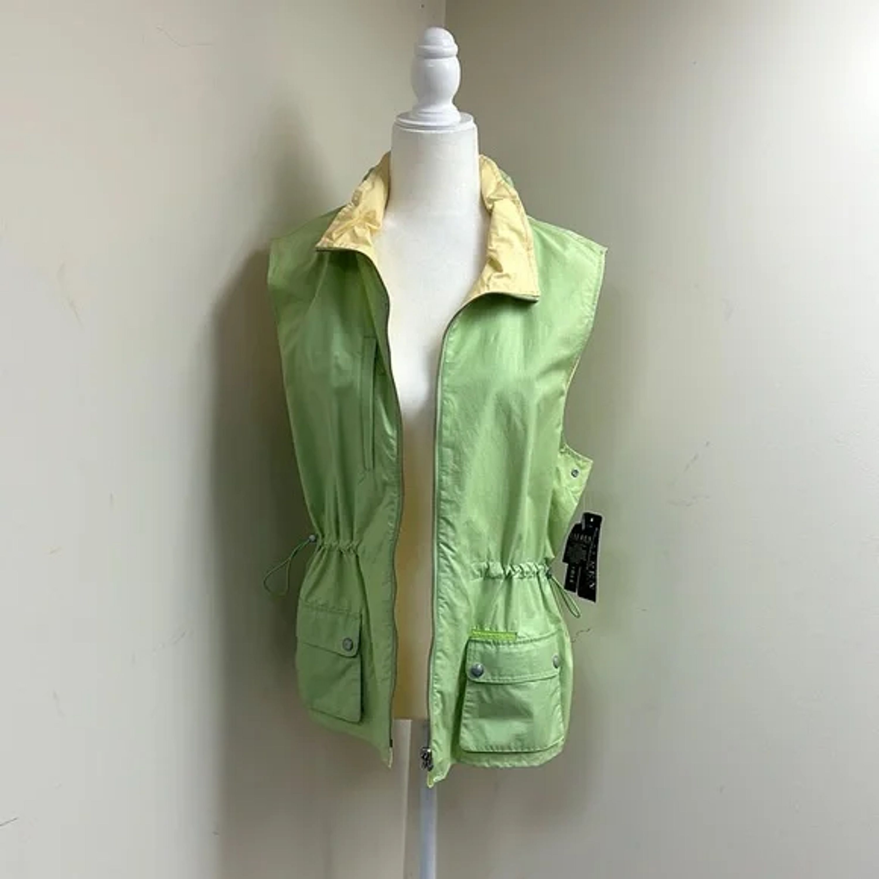 Ralph Lauren Green Sleeveless Jacket