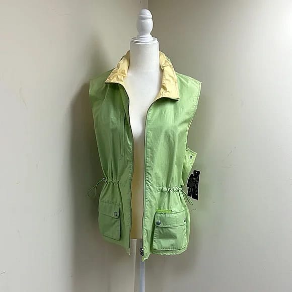 Ralph Lauren Green Sleeveless Jacket