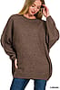 The Cozy Hour Pullover Sweater Brown