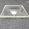 Kraus Clear Square Glass Vessel Bathroom Sink