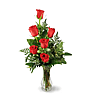 Half Dozen Red Roses