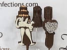 Wedding Themed Chocolate Pops