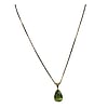 Gold Vermeil Peridot Faceted Necklace