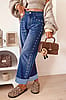 Navy Blue Decorative Stud Jeans