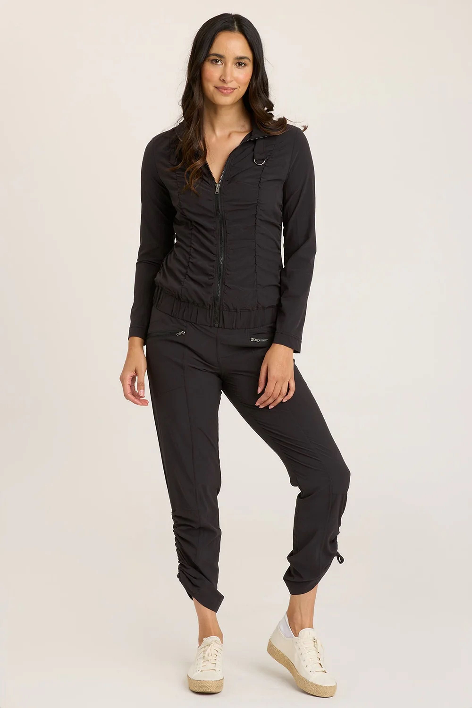 XCVI Black Momentum Jacket