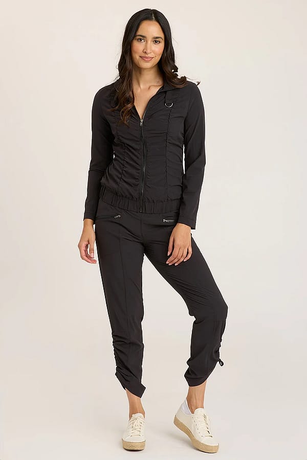 XCVI Black Momentum Jacket