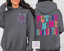 Put it on my husbands tab hoodie (color)