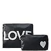 LOVE Makeup Pouch Set