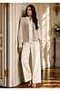 Adore Ivory Embroidered Lace Button-Front Blouse