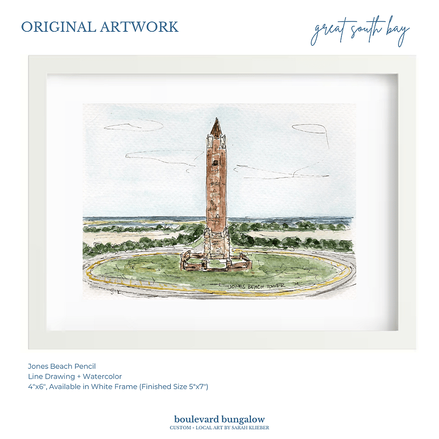 Great South Bay Collection - Jones Beach Pencil 4"x6"