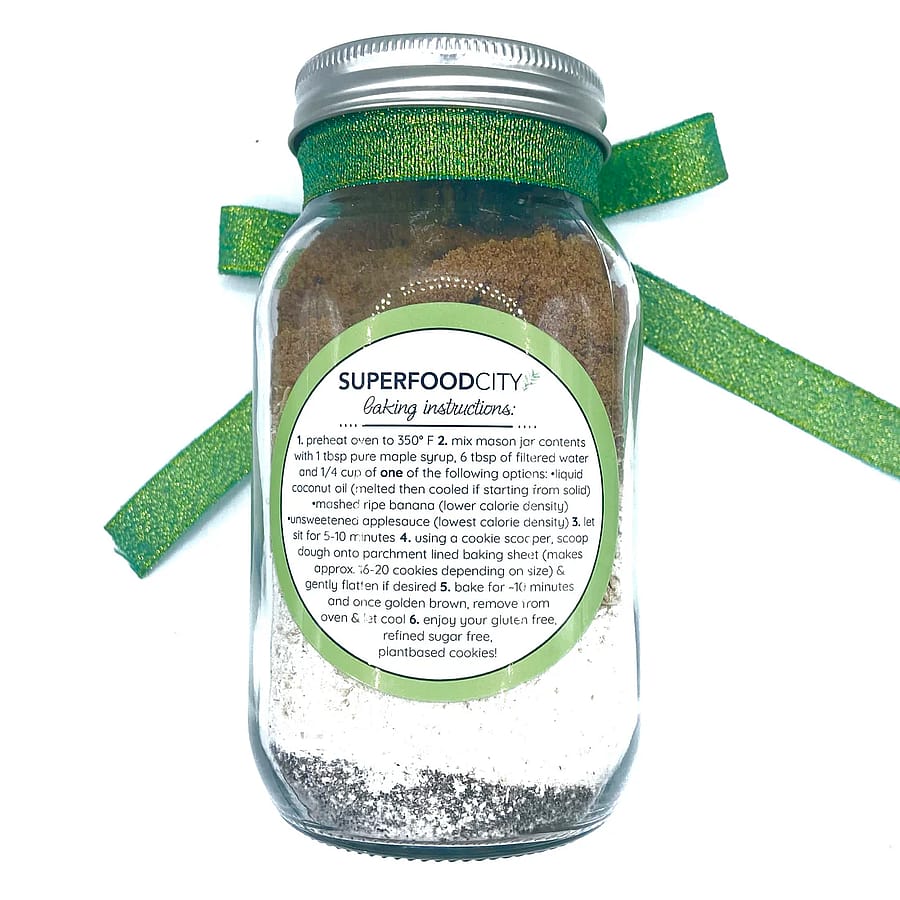 Superfood Cookies Baking Mix in Mason Jar