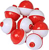 Billy boy 1 1/4 red White Bobber - Pack of 5