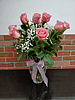 Dozen Light Pink Roses
