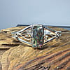 Rectangle Abalone Shell Bangle 