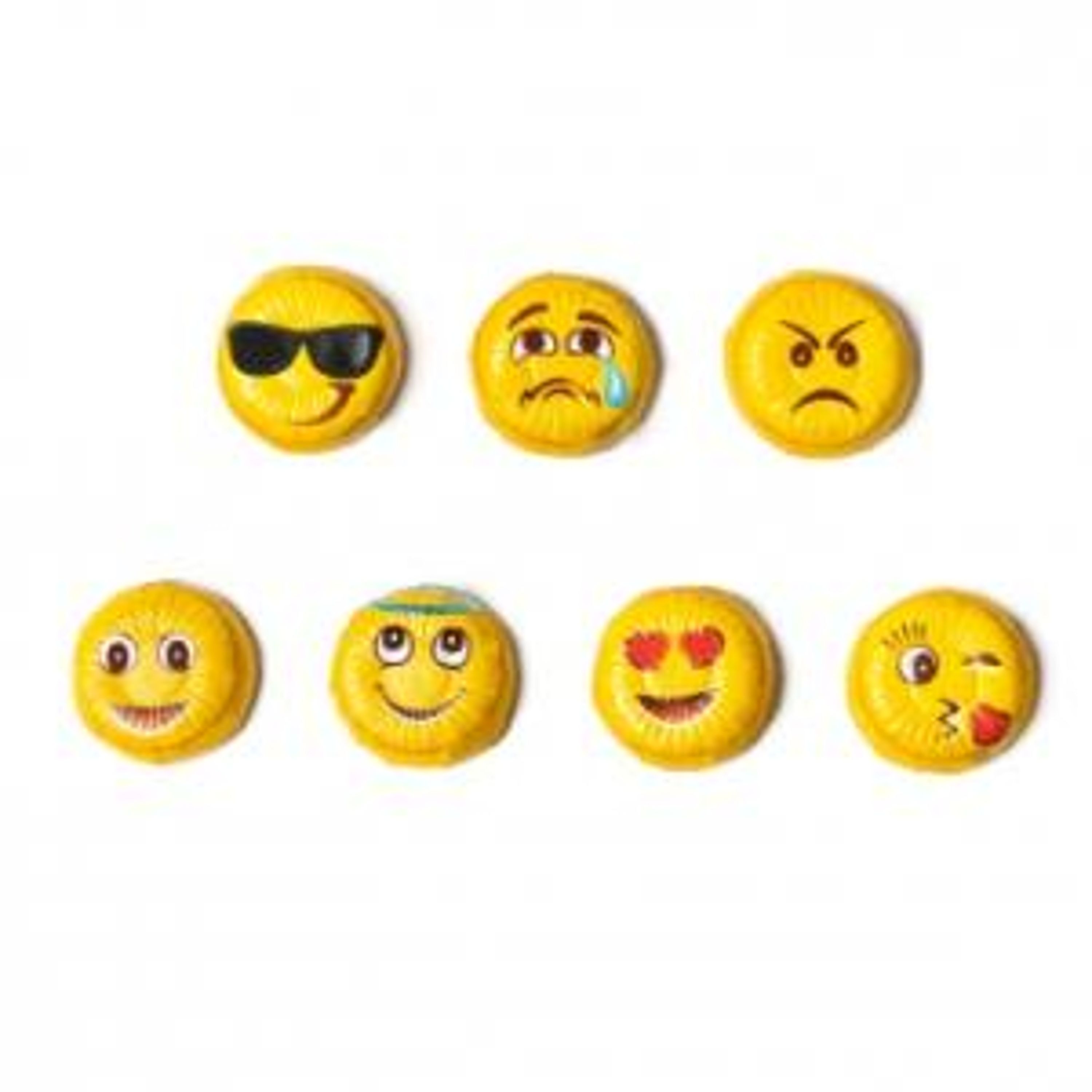 Milk Chocolate Emoji Discs