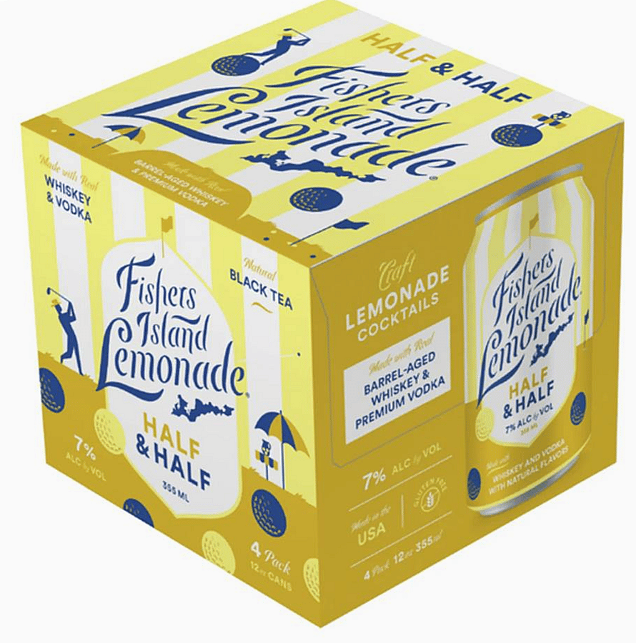 Fishers Island Lemonade - Half & Half (4 pack 355ml cans)