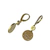Disc Scatter CZ Earrings